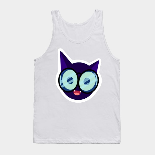 Nerdy and friendly bat Tank Top by DreamPassion